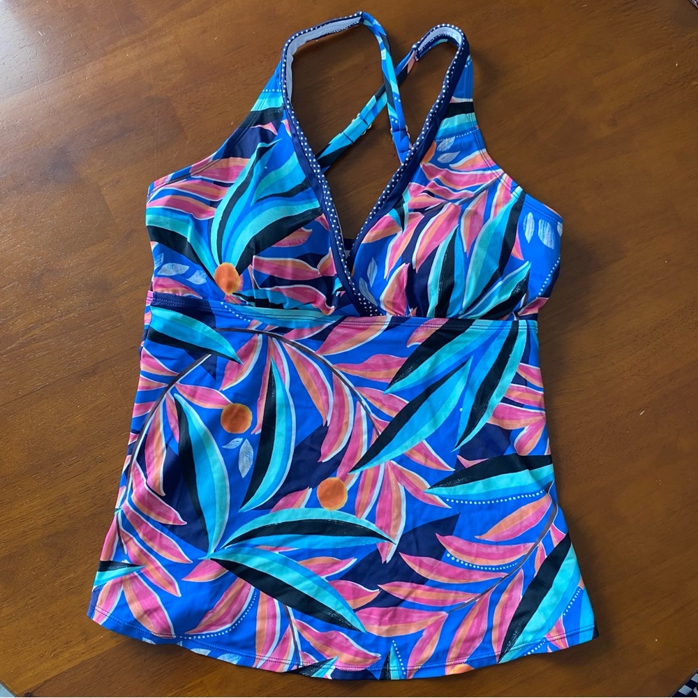 Elemar Colorful Women's Tankini Swim Top